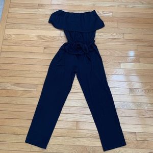 Maternity over the shoulder jumpsuit Size Small
